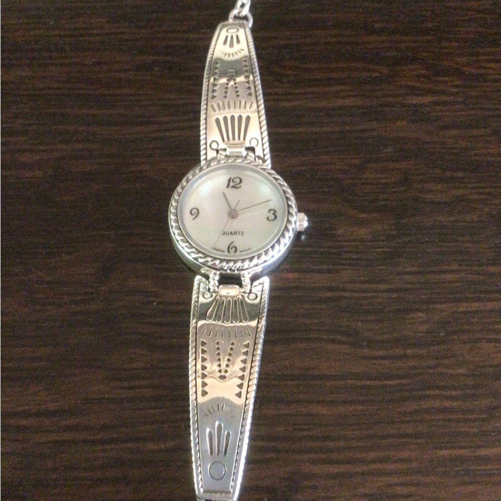 Sterling Silver Southwestern Watch